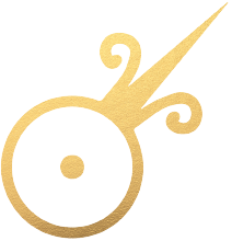 Icon mit Goldzeichen symbolisiert das Logo der Goldmacherei aus Inden nahe Düren mit der Inhaberin Melody Sitta.